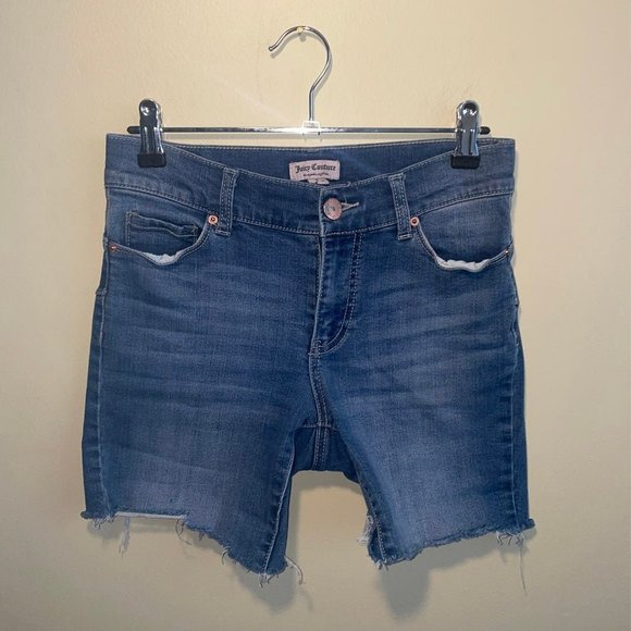 Juicy Couture Jean Shorts Size 2 - Picture 1 of 4